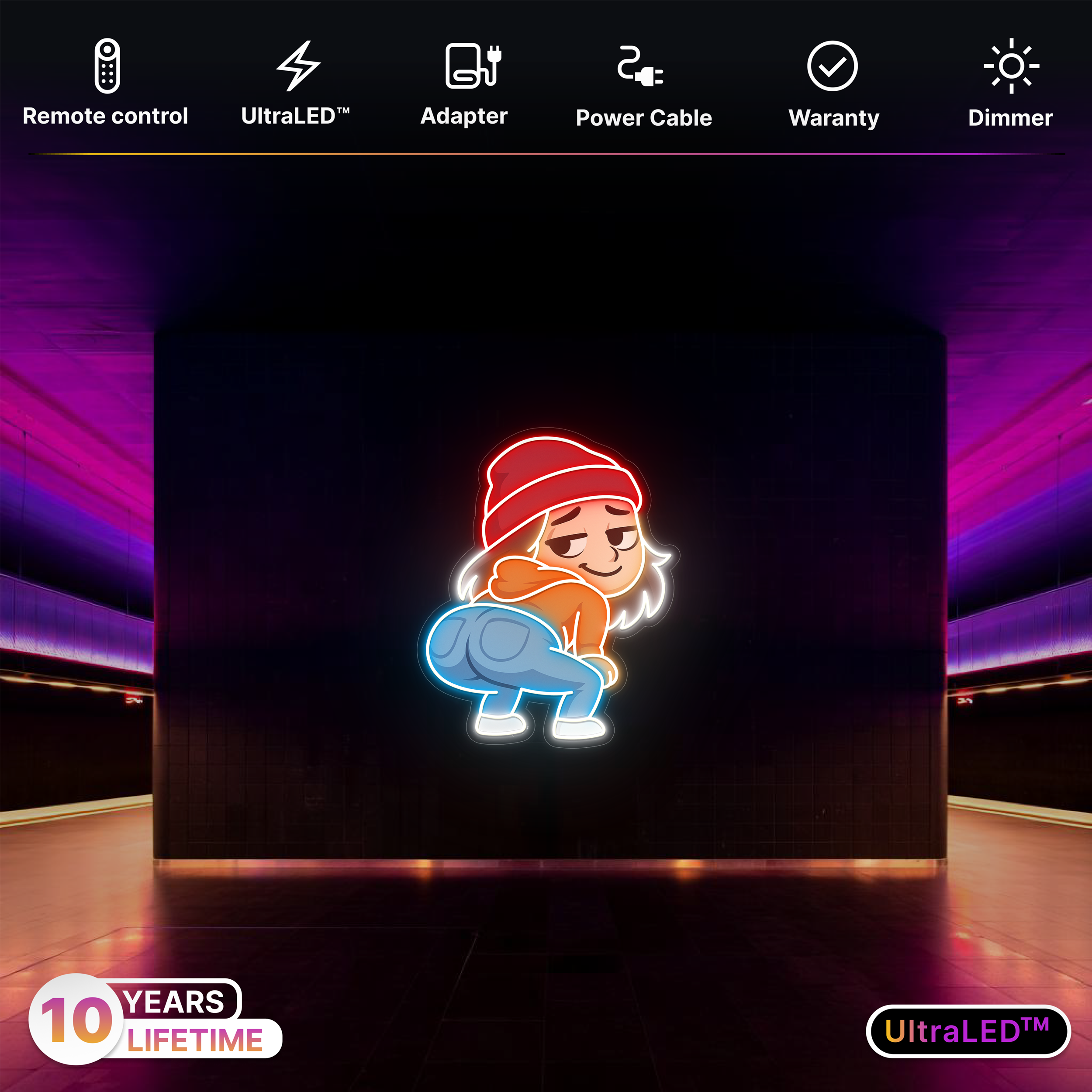 Lil Miss Neon-Street Pop Edition
