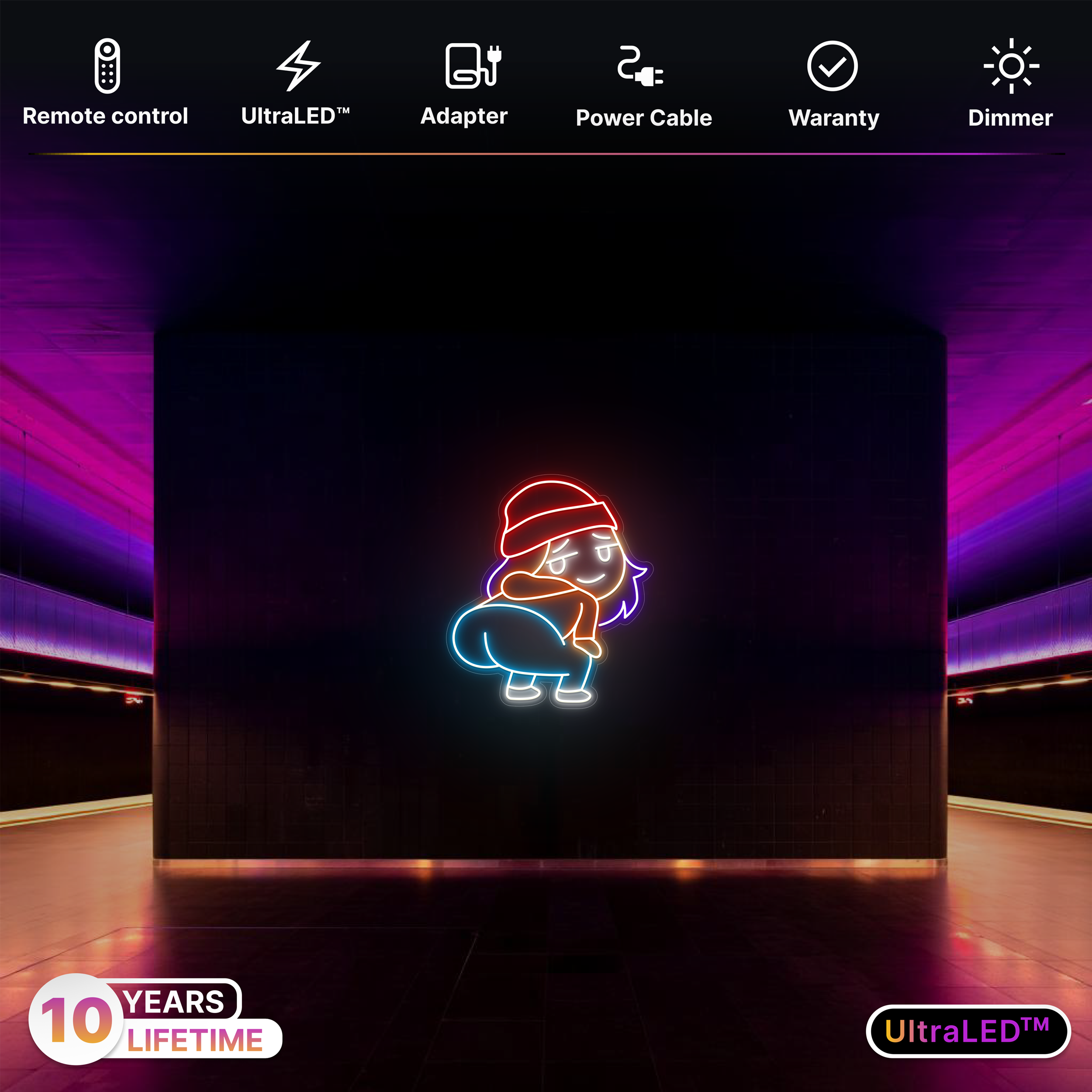 Lil Miss Neon-Street Pop Edition