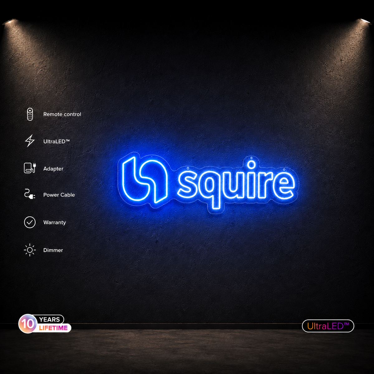 Neon Sign - Squire Health BV