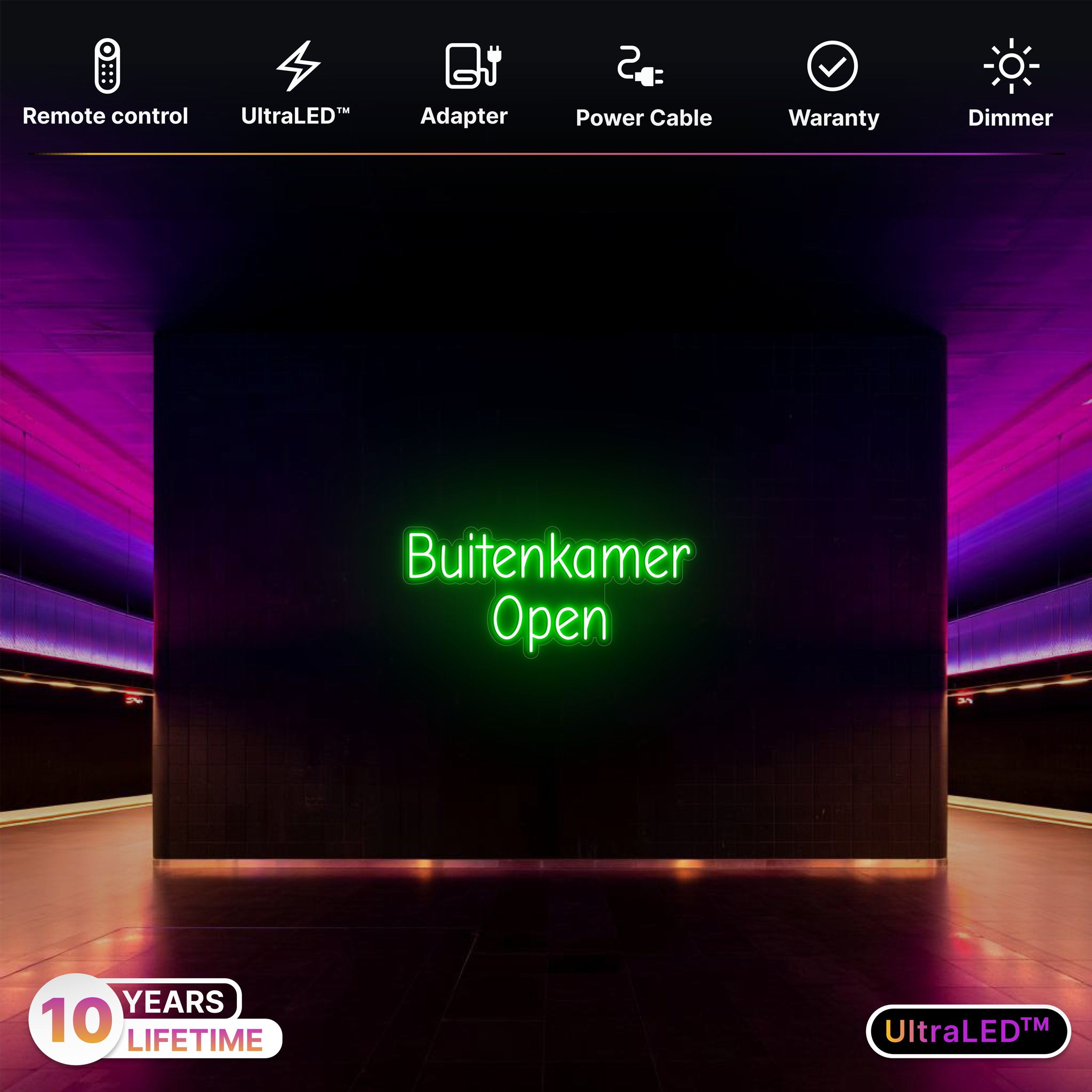 Buitenkamer Open