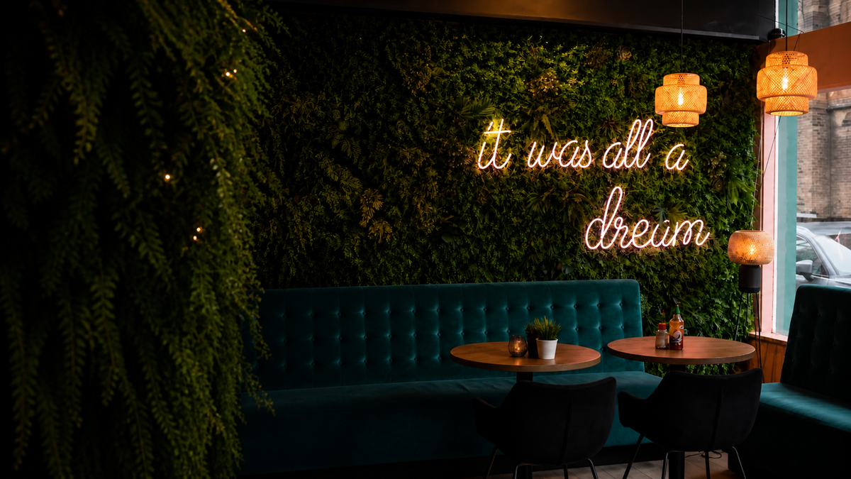 Bar & café neon