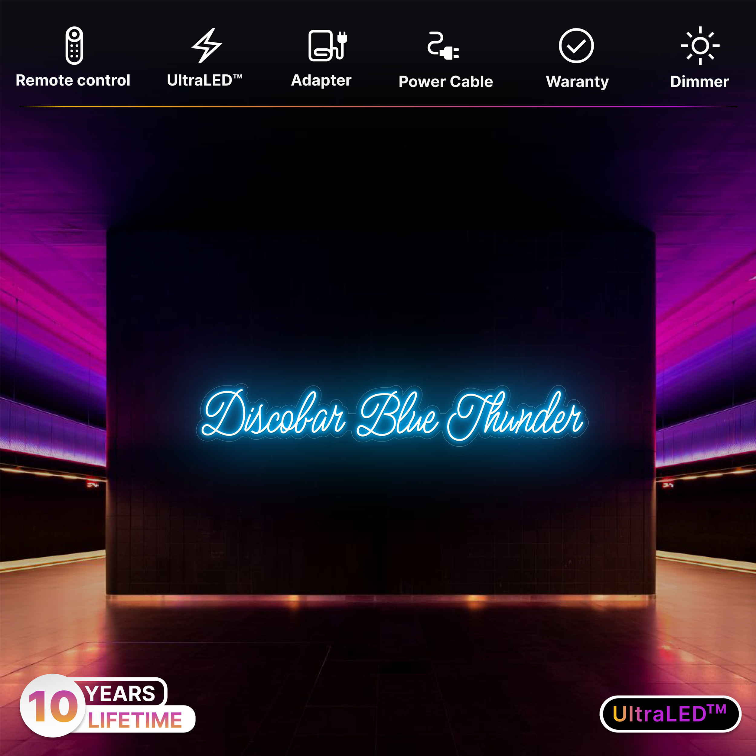 Discobar Blue Thunder