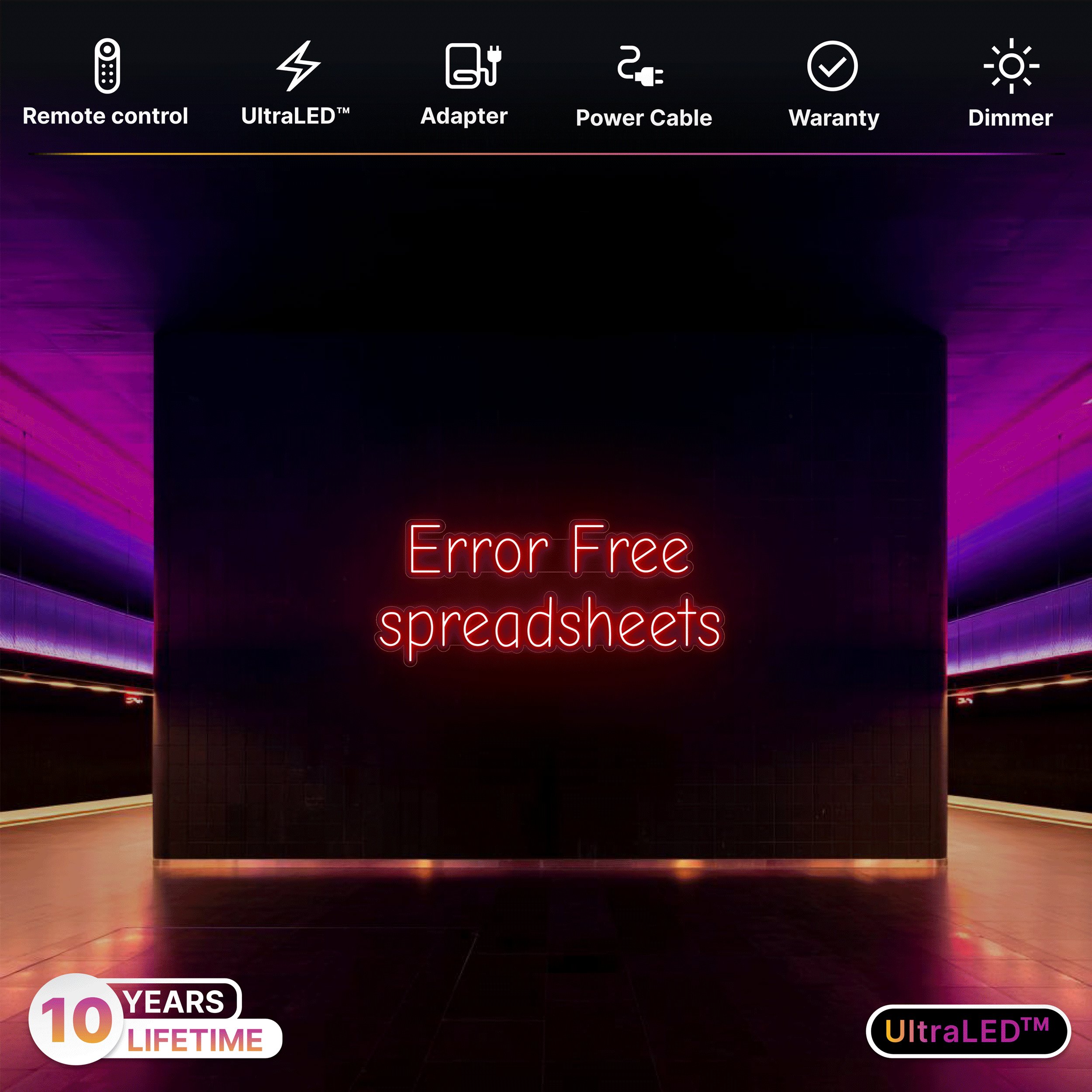 Error Free spreadsheets