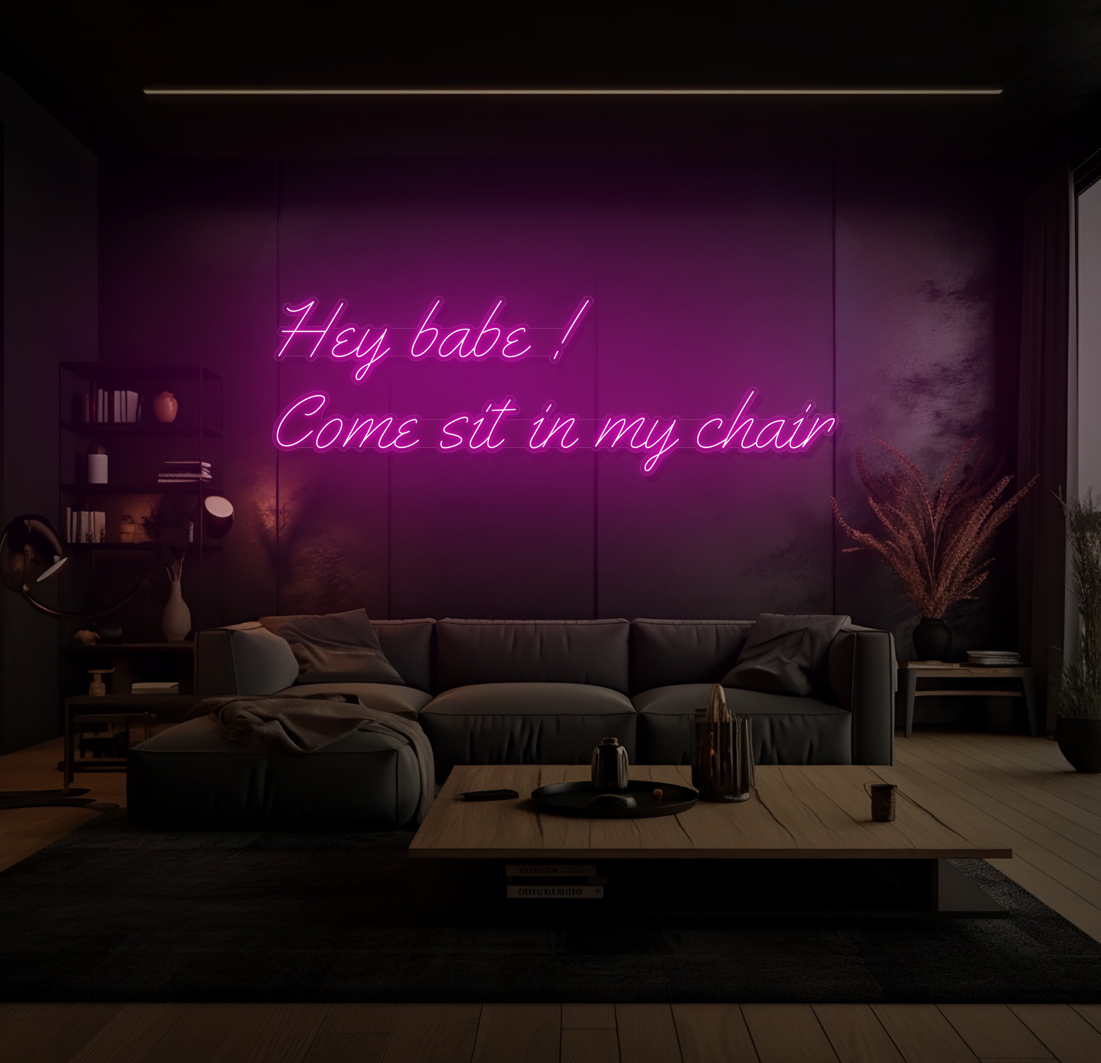 Hey babe come sit in my chair