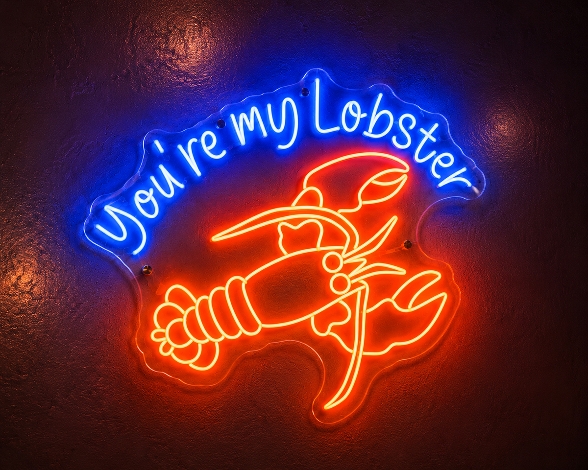 You're my Lobster neon sign - voor Godelieve