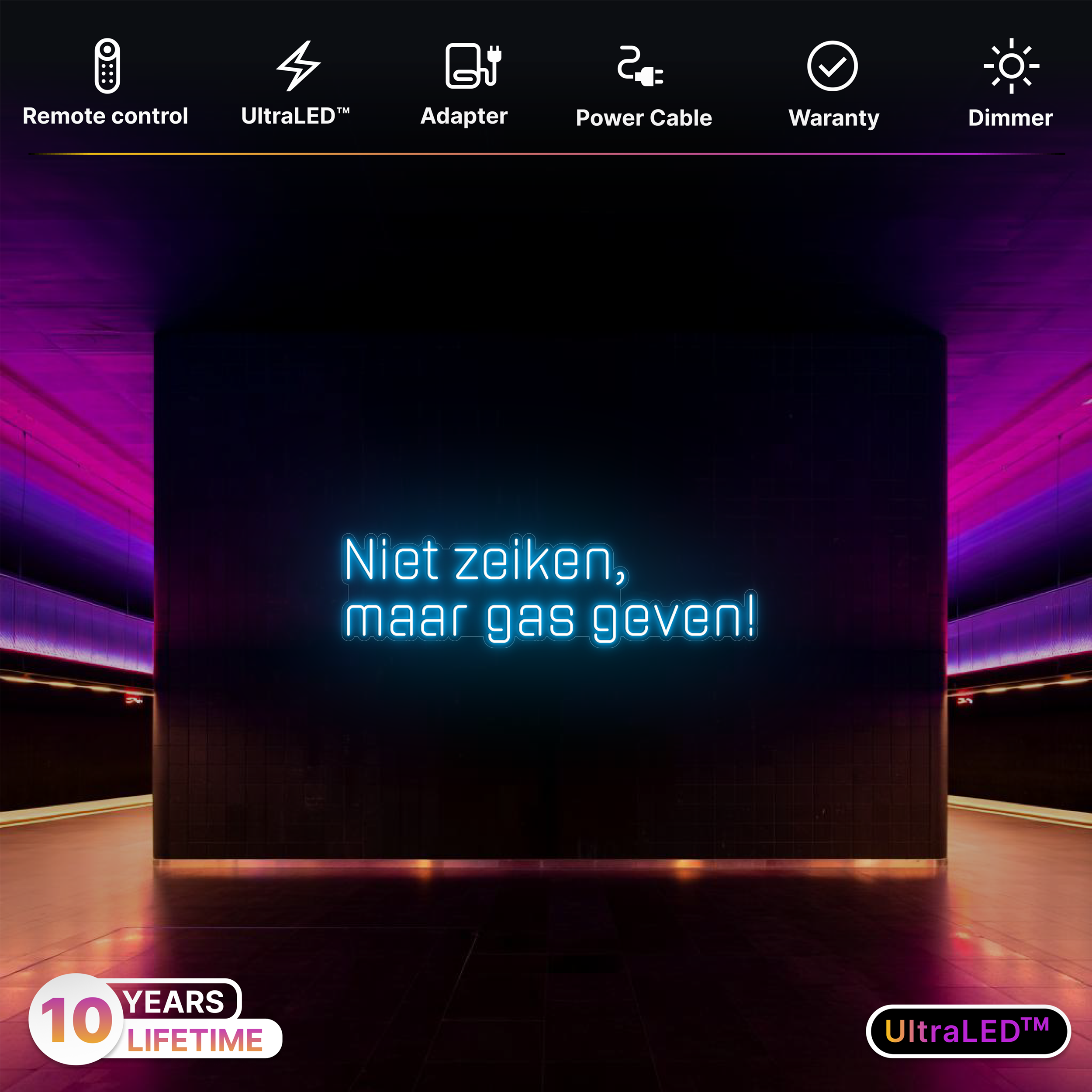 Niet zeiken, maar gas geven!