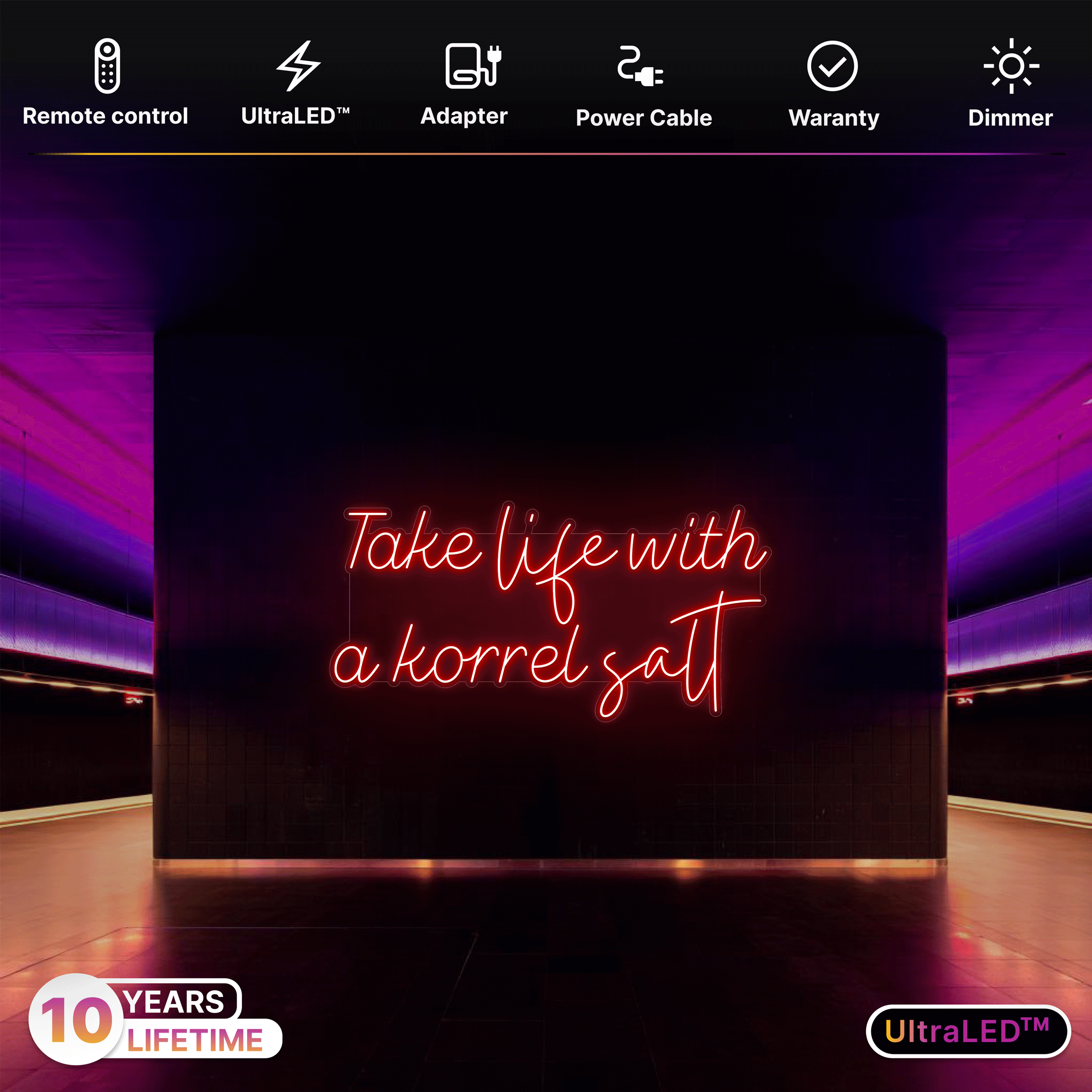 Take life with a korrel salt